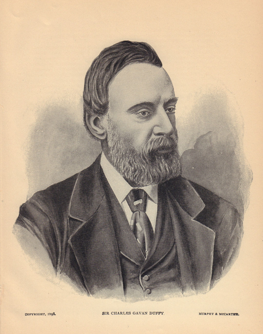 Sir Charles Gavan Duffy. Irish Republican Nationalist. Yoing Irelander 1905